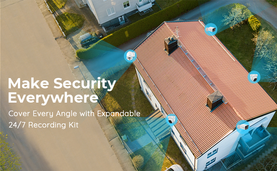 Reolink PoE IP camera system