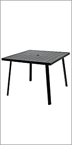 aluminum armchair armrest backyard balcony bistro black classic contemporary deck furniture garden