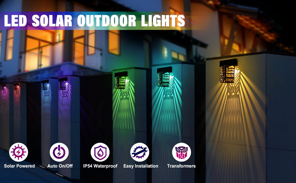 Solar Fence Lights