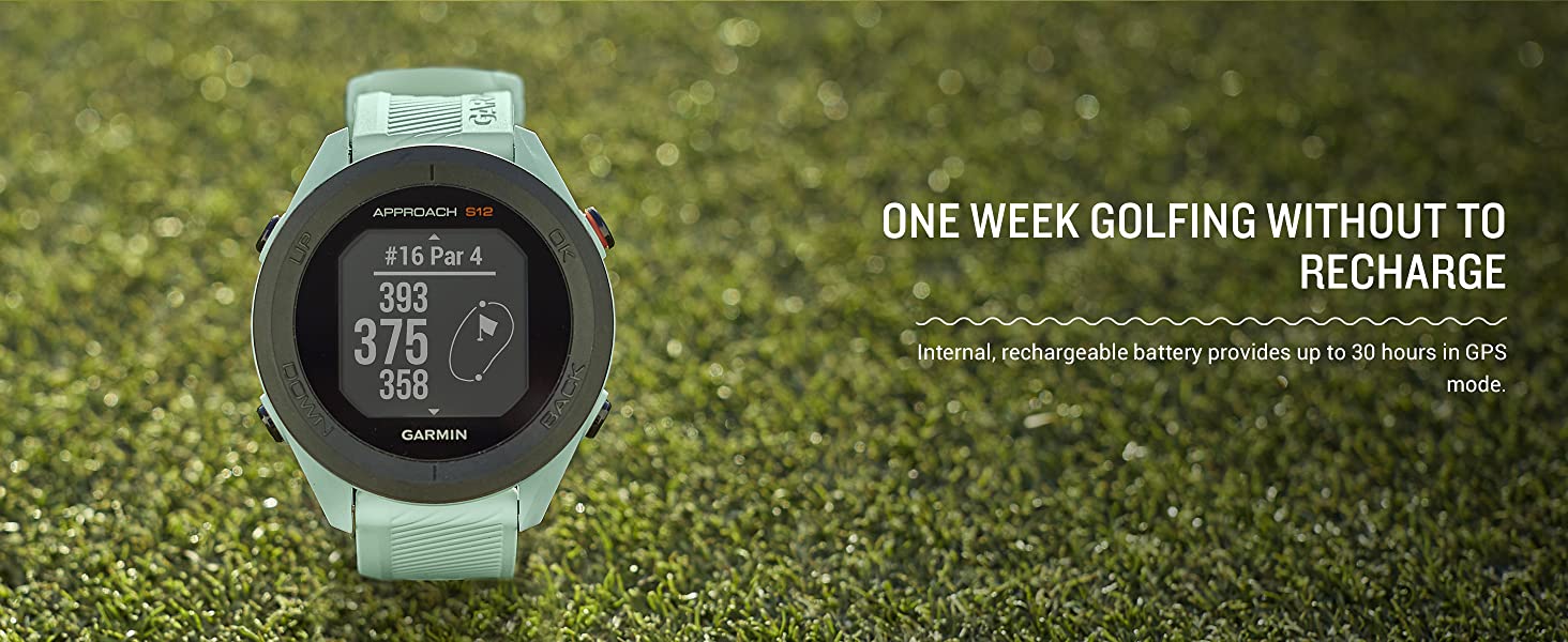 One week golfing without to recharge