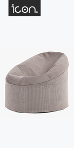 adults cord bean bag chair filled beanbags for living room or bedroom