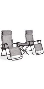Zero Gravity Table and Chair Set