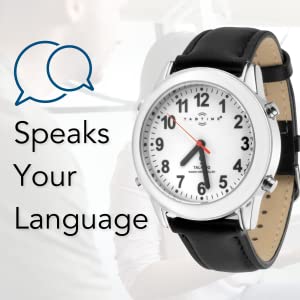 TabTime Talking Watch - Radio Controlled Automatic Time Synchronisation - Simple Time Keeping