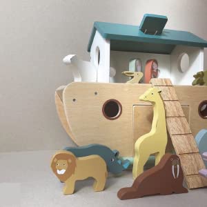 noah wooden ark religious play time educational imaginative cognitive social skills montessori story
