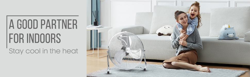industrial fan 20inch floor fan chrome fan gym fan air cooler cooling fan portable high velocity fan