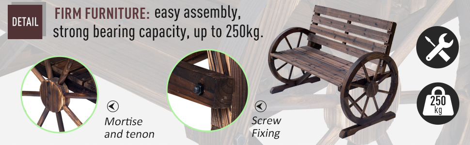 Add a touch of country charm to add an elegantly rustic look to your backyard or garden