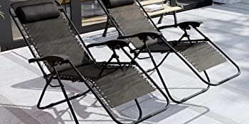 Gravity chair sun lounger