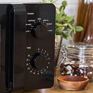 Russell Hobbs Compact 14 Litre Black Manual Microwave