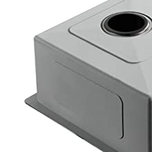 kitchen sink Stainless Steel Kitchen Sink Single undermount ledge sink kitchen countertop with sink