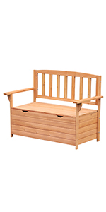 outsunny garden bench