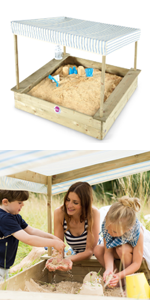 Sandpit;Junior;Children;Kids;Sand;Water;Play;Outdoor;Wooden;Toy