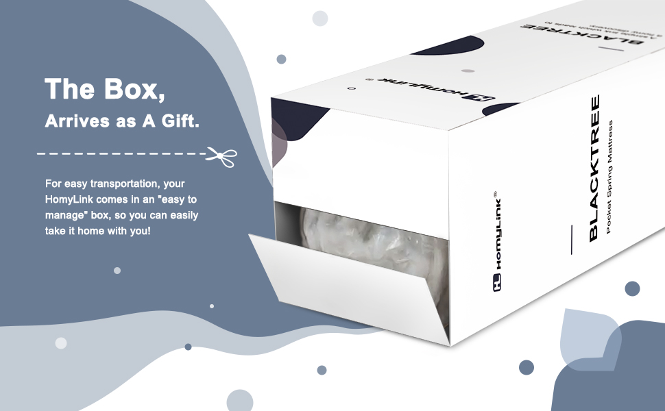 HomyLink Memory Foam Pocket Spring Mattress-BLACKTREE 04