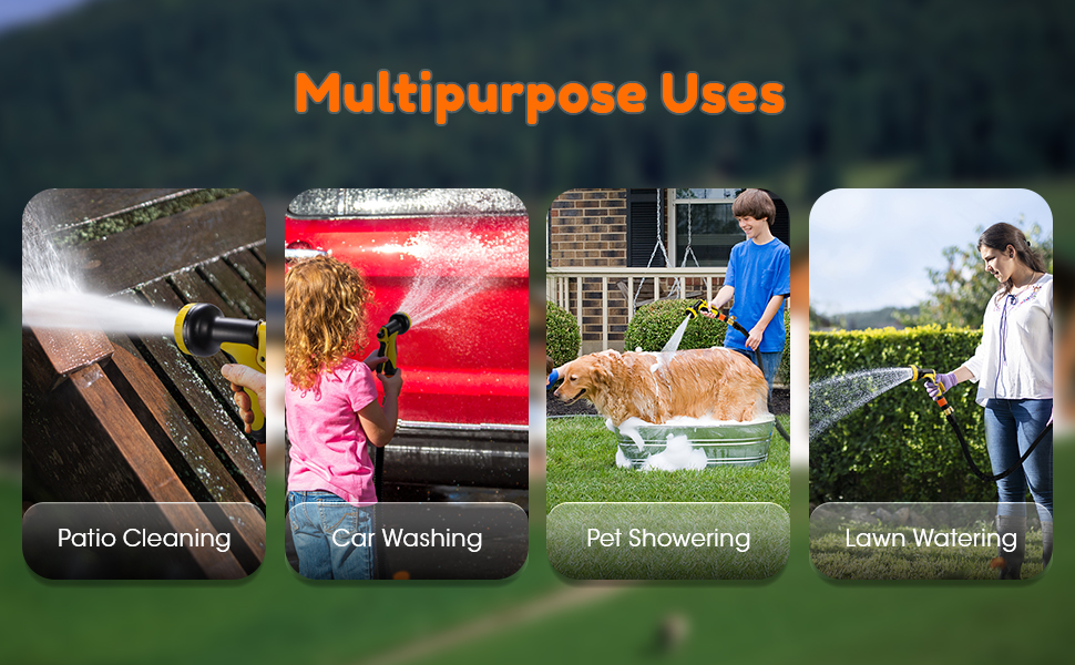 Expandable Garden Hose Flexible Durable Water Hose 