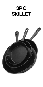 3pc Skillet Set