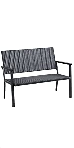 aluminum armchair armrest backyard balcony bistro black classic contemporary deck furniture garden