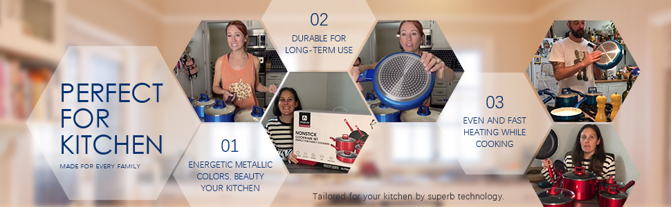 pot and pan set nonstick pots and pans set cookware set