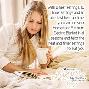 Homefront electric blanket easy to use 