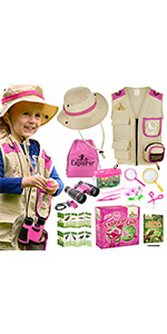 Pink explorer costume