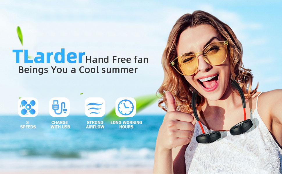 Portable Hanging Neck Sports Fan