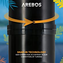 4260627428106_Solardusche 20 L schwarz mit Bodenplatte Anthrazit