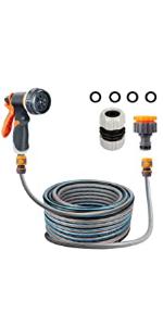 garden house and spray nozzle