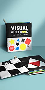 Black and White Baby Book Toys