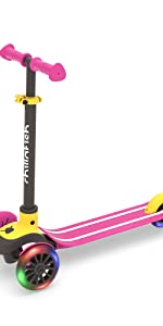 Chillafish, light up wheels, LED lights, no batteries, Scooter, 3 wheels, adjustable, Scotti