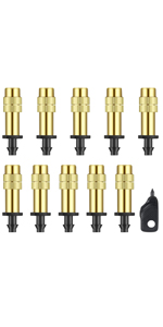 Adjustable Copper Irrigation Sprinklers