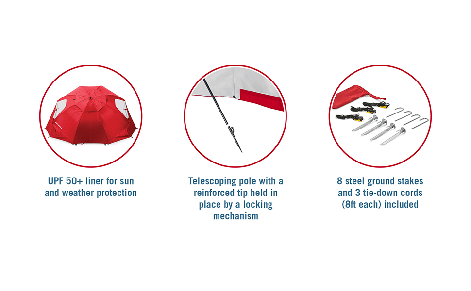 Sport Brella, Umbrella, sun protector, garden, fishing cover