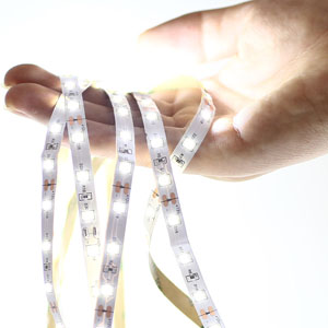 dimmable daylight white LED strips lights kit