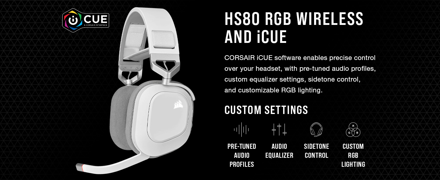 iCUE, RGB headset, gaming headset, wireless gaming headset