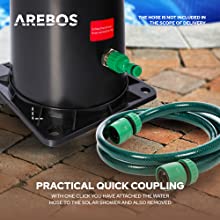 4260627428076_Solardusche 37 L silber eckiger Duschkopf mit Bodenplatte Anthrazit