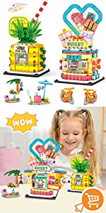 girls building toy