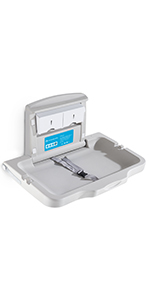 Horizontal Baby Changing Station with Sign