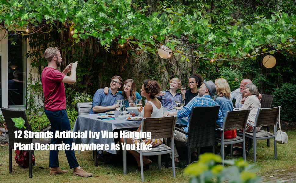 artificial vine hanging plant