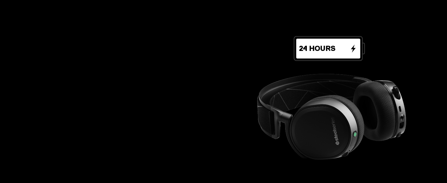 SteelSeries Arctis 7, Wireless Gaming Headset, DTS Headphone: X v2.0 Surround for PC and PS4