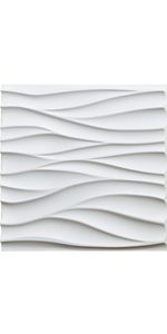 3d wall panels wavy textured