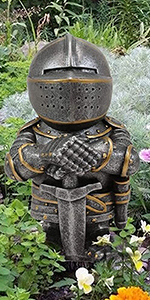 Knight Garden Gnome Guard Figurines