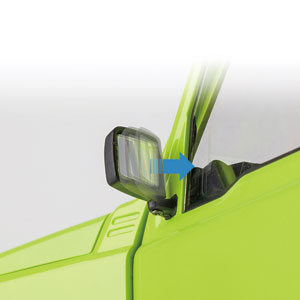foldable rearview mirror