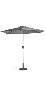 Anthracite Grey 2.7m Garden Parasol
