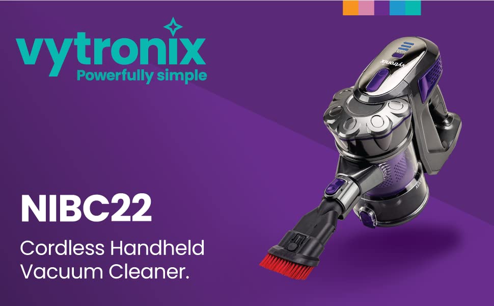 powerful vytronix nibc22 vacuum cleaner 2 in 1 portable handheld