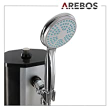 4260627428700_Solardusche 40 L mit Thermometer Schwarz