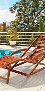 sun lounger deck chair