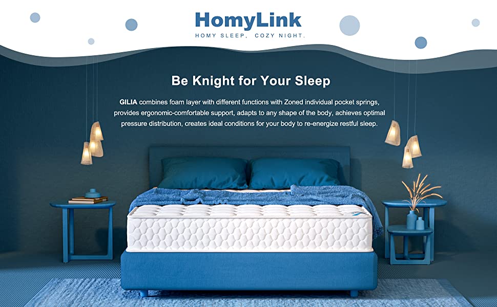 HomyLink Pocket Spring Mattress-GILIA 01