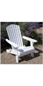 adirondack white chair