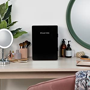 Russell Hobbs Black 8L Mini Cooler
