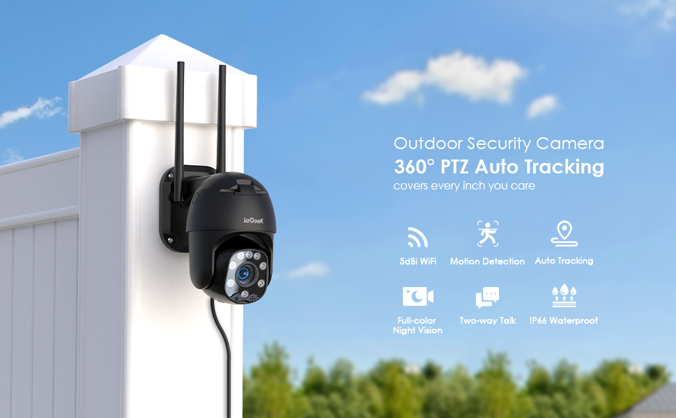 Outdoor security camera PTZ camera