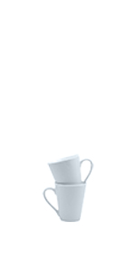 Argon Tableware White Porcelain Coffee Mug Cup Teacup