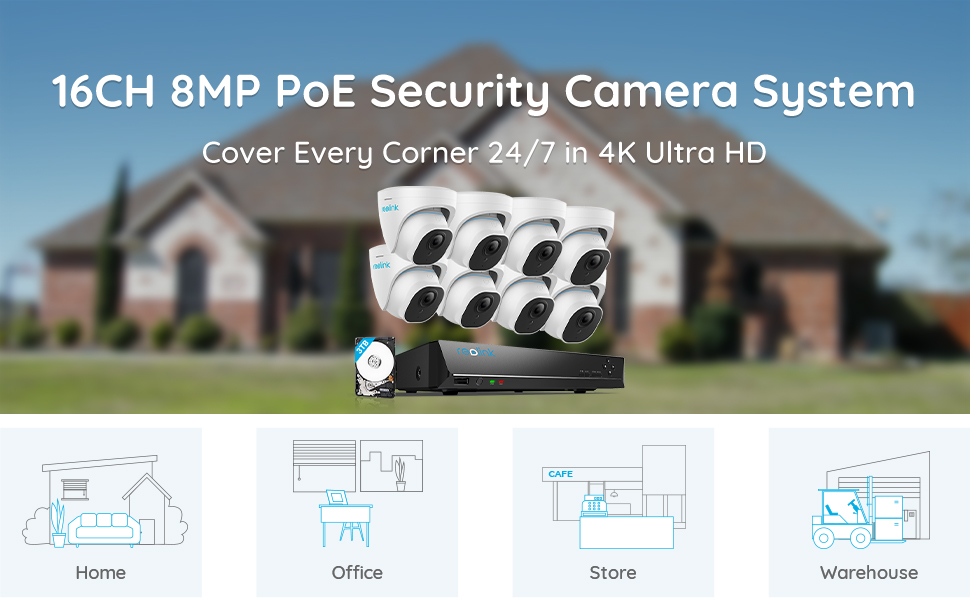 RLK16-820D8-A PoE Camera system