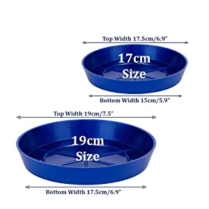 Pink Green and Blue Drip Trays
